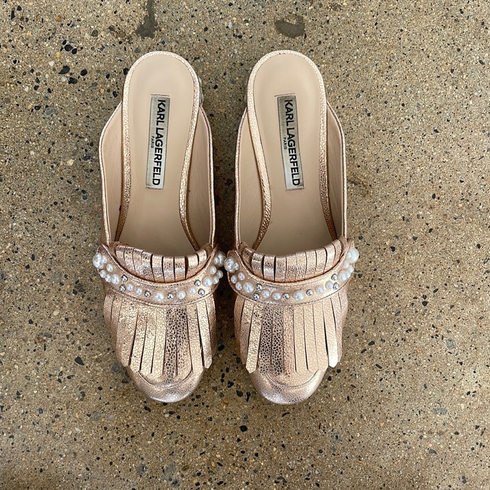 Karl Lagerfeld mules size 7